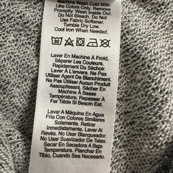 Donna Karan Charcoal Zip-Up Hoodie - Picture 10 of 16